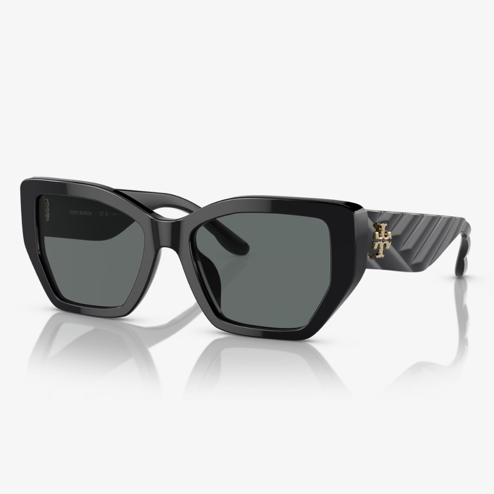 Tory Burch Black and Gold Sunglasses